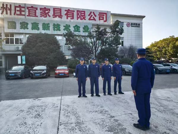 临浦消防救援站开展防消联勤工作